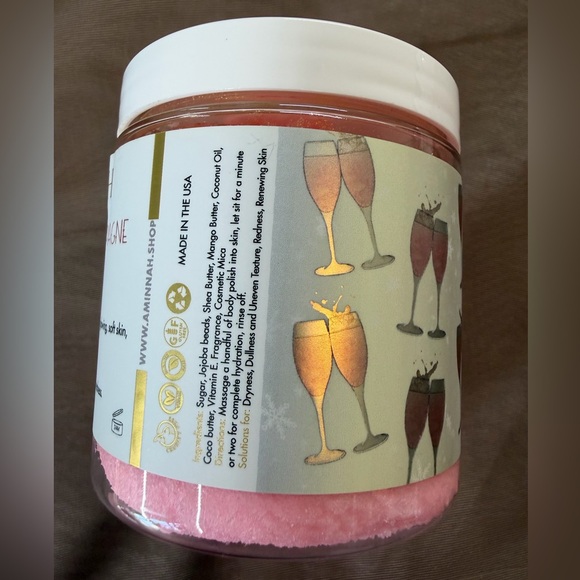 Aminnah pink champagne sugar polish - Picture 2 of 4